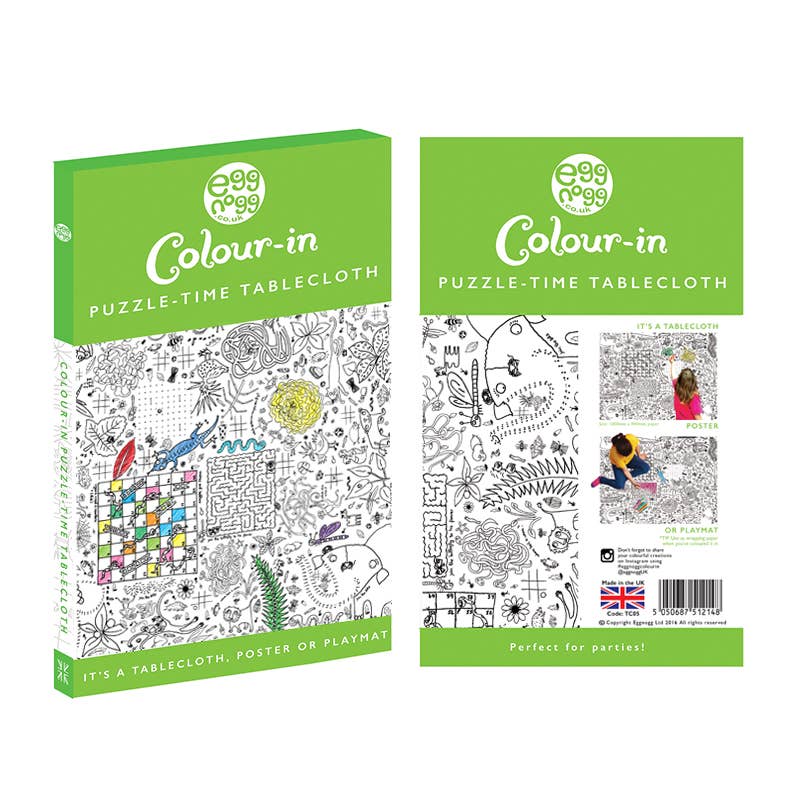 Colour-in Giant Poster / Tablecloth – Puzzletime